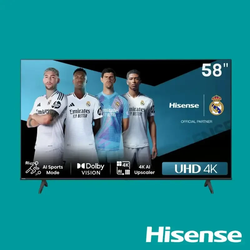 Hisense TV UHD 58 Inch A6N 4K Smart