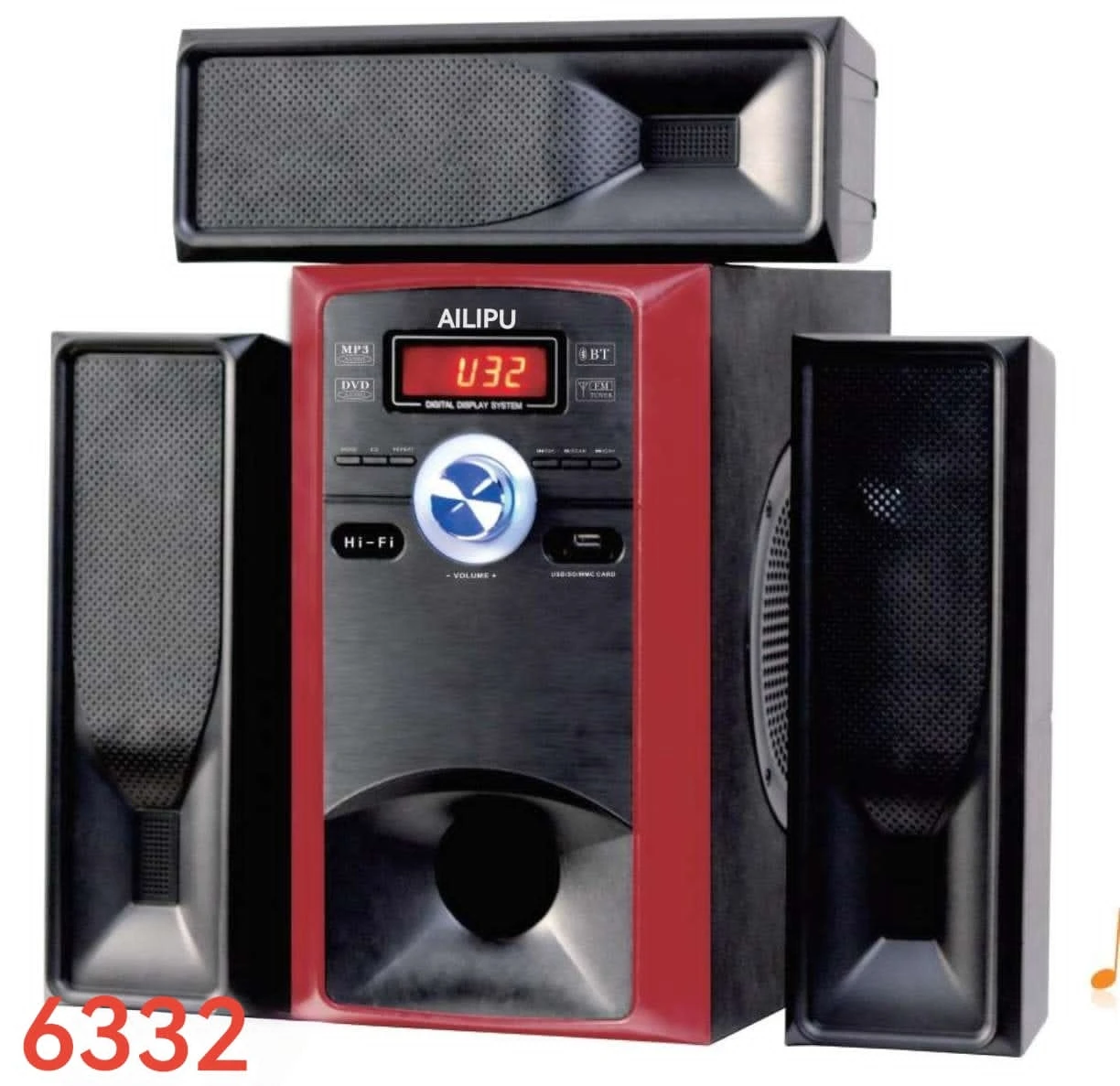 Ailipu AC/DC Multimedia Speakers System