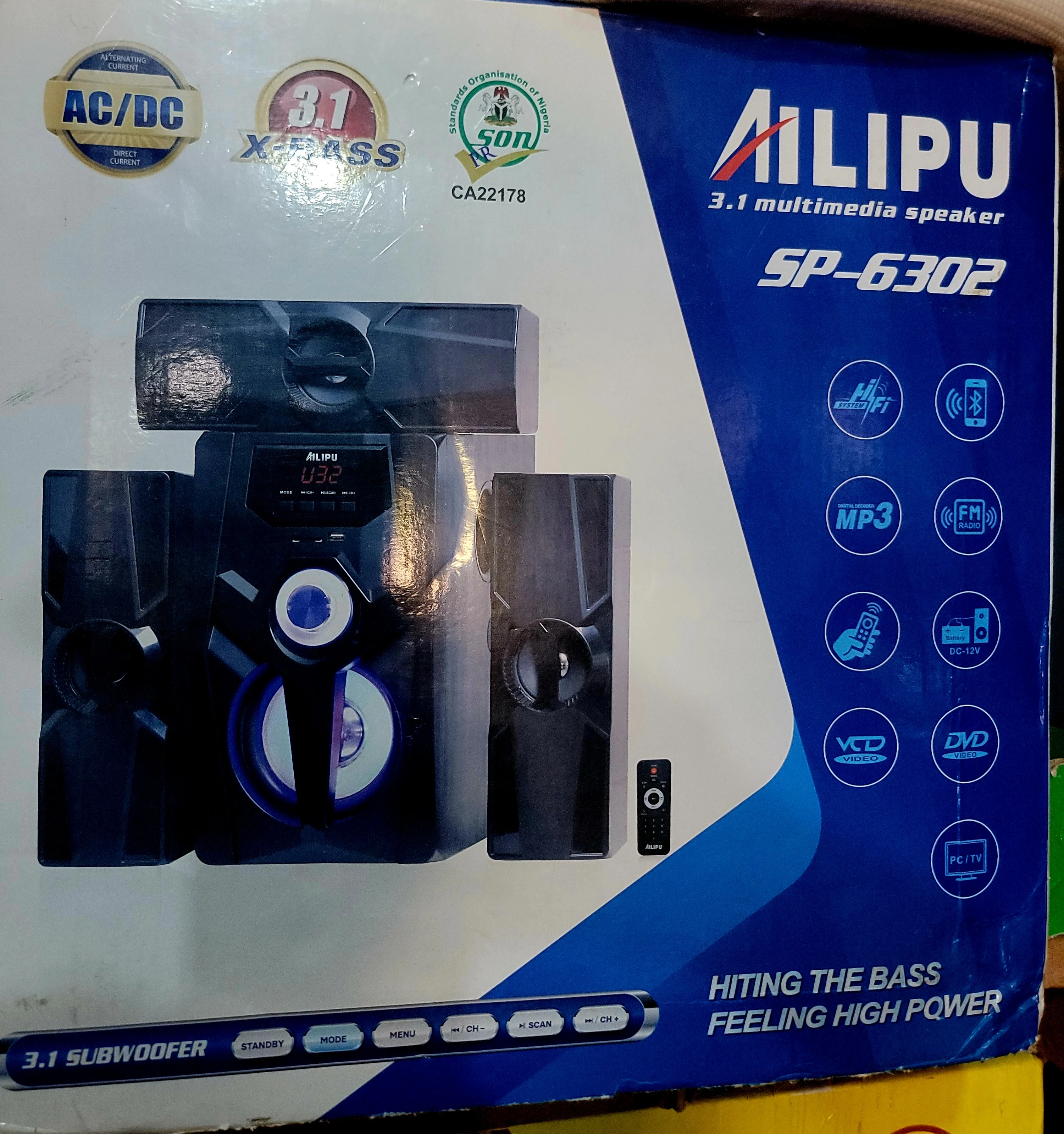 Ailipu AC/DC Multimedia Speakers System