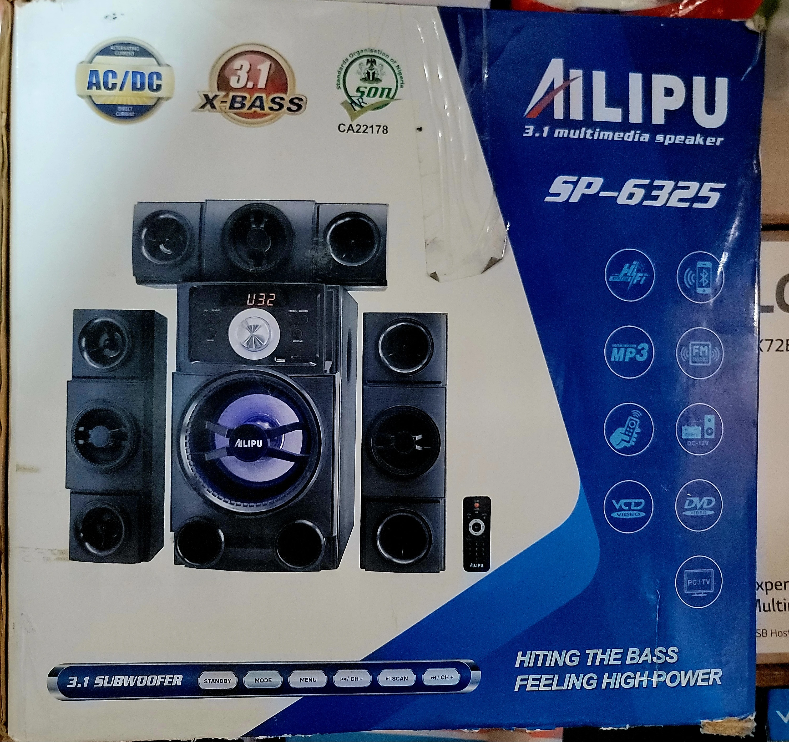 Ailipu AC/DC Multimedia Speakers System