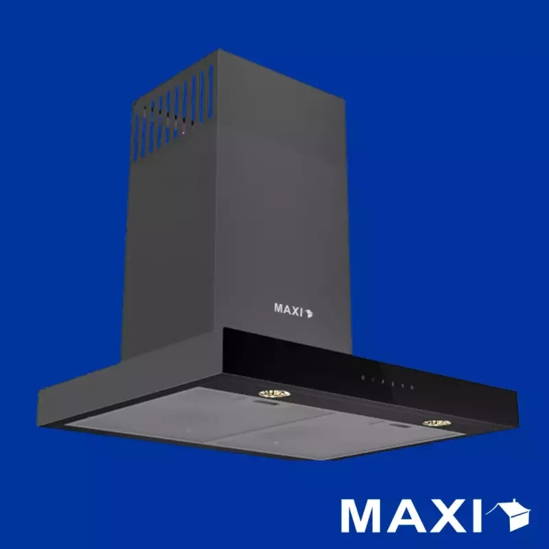 Maxi Hood 90cm T-Type (D011BL) Black Glass